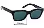 Sunglass Fix Replacement Lenses for Arnette Cold Heart 2.0 AN4334 - 53mm Wide 