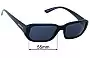Sunglass Fix Verres de Remplacement pour Arnette Gringo AN4265 - 55mm Wide 