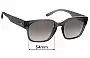 Sunglass Fix Replacement Lenses for Arnette Hamie AN4325 - 54mm Wide 