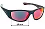 Sunglass Fix Verres de Remplacement pour Arnette Ilum AN4331 - 64mm Wide 