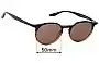Sunglass Fix Replacement Lenses for Barton Perreira Norton - 50mm Wide 