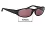 Sunglass Fix Replacement Lenses for Blue Steel BP4070 - 57mm Wide 