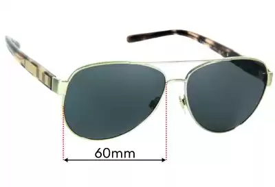 Burberry BE 3084 Replacement Lenses 60mm wide 