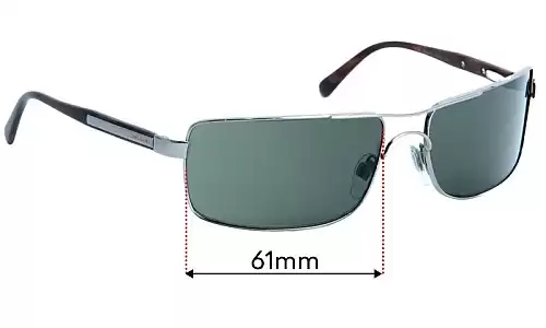Sunglass Fix Replacement Lenses for Bvlgari 529 - 61mm Wide Bvlgari 529 Replacement Lenses 61mm wide