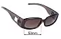 Sunglass Fix Replacement Lenses for Calvin Klein CK3043S - 53mm Wide 