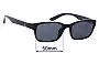 Sunglass Fix Replacement Lenses for Calvin Klein CK5825 - 50mm Wide 