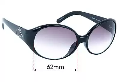 Calvin Klein CK3056SK Lentes de Repuesto 62mm wide 