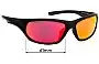Sunglass Fix Verres de Remplacement pour Cancer Council Cowdrey - 61mm Wide 