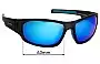 Sunglass Fix Verres de Remplacement pour Cancer Council Hogan - 63mm Wide 