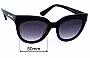 Sunglass Fix Lentes de Repuesto para Carolina Lemke CL7610 - 50mm Wide 