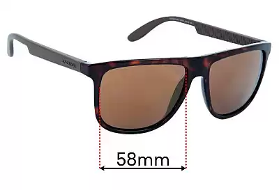 Carrera 5003 Replacement Lenses 58mm wide 