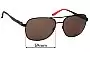 Sunglass Fix Lentes de Repuesto para Carrera 8015/S - 59mm Wide 