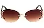 Caviar 6856 Replacement Sunglass Lenses - 60mm wide Front View 