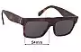 Sunglass Fix Ersatzgläser für Celine CL 41066/S - 54mm Wide 