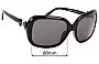 Sunglass Fix Replacement Lenses for Chanel 5171 - 60mm Wide 