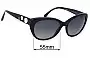 Sunglass Fix Lentes de Repuesto para Chanel 5187-H - 55mm Wide 