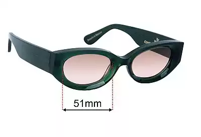 Childe Oracle Lentes de Repuesto 51mm wide 