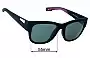 Sunglass Fix Replacement Lenses for Costa Del Mar Caleta - 55mm Wide 