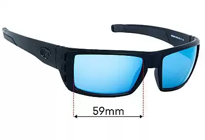 Costa Del Mar Rafael Replacement Lenses 59mm wide 