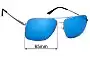 Sunglass Fix Replacement Lenses for Detour Detour Coastal XL - 65mm Wide 