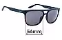 Sunglass Fix Replacement Lenses for Dragon Cove LL - 56mm Wide 
