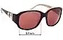 Sunglass Fix Verres de Remplacement pour Esprit ET17730 - 57mm Wide 