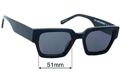 Eye Buy Direct Pomade Replacement Lenses 51mm wide 