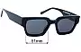 Sunglass Fix Replacement Lenses for Eye Buy Direct Pomade - 51mm Wide 