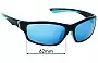 Sunglass Fix Replacement Lenses for GamsWild WS6036 - 62mm Wide 