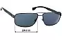 Sunglass Fix Replacement Lenses for Hugo Boss 1035/S - 64mm Wide 