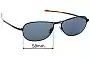 Sunglass Fix Lentes de Repuesto para Hugo Boss HB5705 - 58mm Wide 