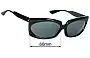 Sunglass Fix Replacement Lenses for Indo Esther - 60mm Wide 
