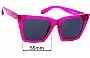 Sunglass Fix Replacement Lenses for Local Supply IBZ - 55mm Wide 