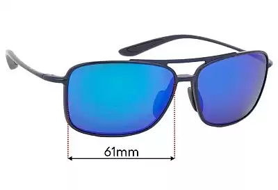 Maui Jim MJ437 Kaupo Gap Verres de Remplacement 61mm wide 