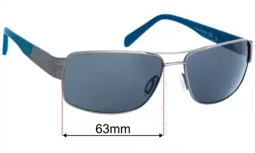 Maui Jim MJ703 Ohia Ersatzlinsen 63mm wide 