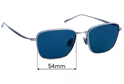 Maui Jim MJ545N Spinnaker Verres de Remplacement 54mm wide 