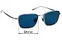 Sunglass Fix Ersatzgläser für Maui Jim MJ545N Spinnaker - 54mm Wide 