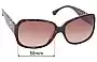 Sunglass Fix Lentes de Repuesto para Michael Kors M2769S GRENADINES - 58mm Wide 