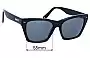Sunglass Fix Replacement Lenses for Mimco Sun Rx 01 - 55mm Wide 