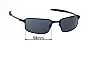 Sunglass Fix Verres de Remplacement pour Oakley Square Wire T - 58mm Wide 