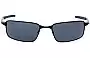 Sunglass Fix Replacement Lenses for Oakley Square Wire T - Front View 