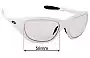 Sunglass Fix Lentes de Repuesto para Oakley Disclosure - 58mm Wide 