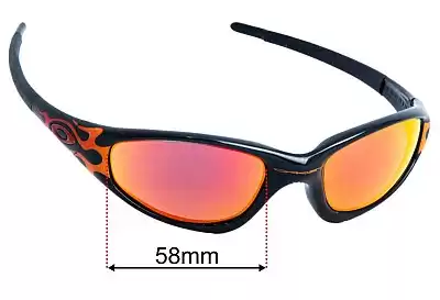 Oakley Straight Jacket Replacement Lenses 58mm wide 