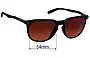 Sunglass Fix Replacement Lenses for Oakley Thurso OO9286 - 54mm Wide 