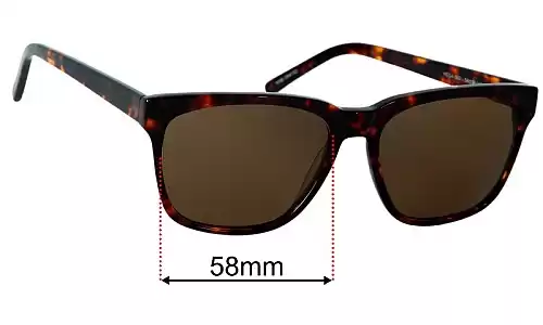 Oscar Wylee Mesa Replacement Lenses 58mm wide 