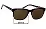 Sunglass Fix Replacement Lenses for Oscar Wylee Mesa - 58mm Wide 