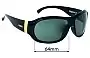 Sunglass Fix Replacement Lenses for Otis Agent X - 64mm Wide 