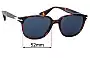Sunglass Fix Verres de Remplacement pour Persol 3149-S - 52mm Wide 