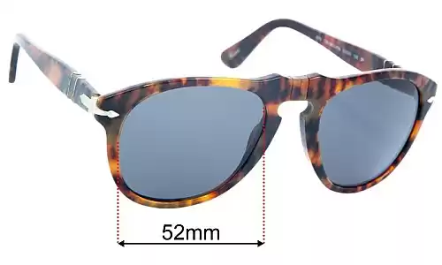 Persol 649 Ersatzlinsen 52mm wide 