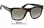 Sunglass Fix Ersatzgläser für Prada SPR03R - 55mm Wide 